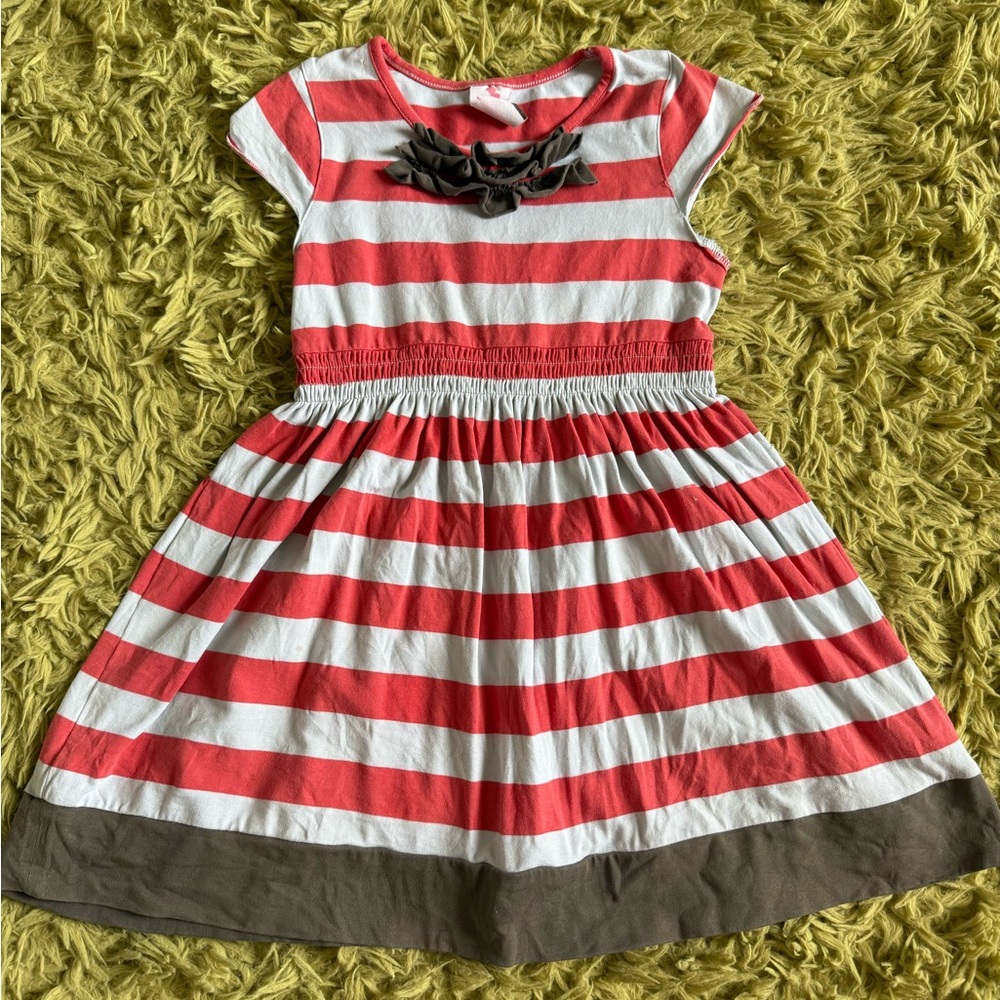 Matilda Jane Red and White Pleated Sundress